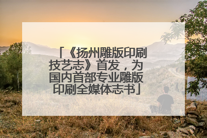 《扬州雕版印刷技艺志》首发，为国内首部专业雕版印刷全媒体志书