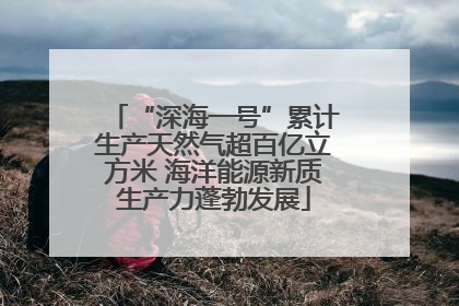 “深海一号”累计生产天然气超百亿立方米 海洋能源新质生产力蓬勃发展