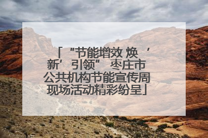 “节能增效 焕‘新’引领” 枣庄市公共机构节能宣传周现场活动精彩纷呈