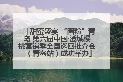 甜蜜盛宴 “圈粉”青岛 第六届中国·澄城樱桃营销季全国巡回推介会（青岛站）成功举办