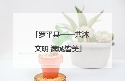 罗平县——共沐文明 满城皆美