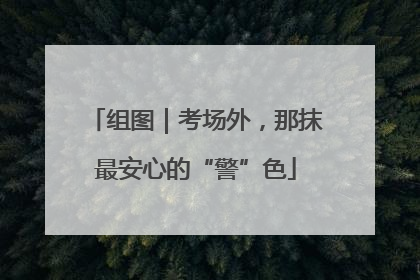 组图｜考场外，那抹最安心的“警”色
