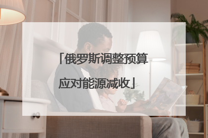 俄罗斯调整预算应对能源减收