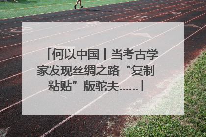 何以中国丨当考古学家发现丝绸之路“复制粘贴”版驼夫……