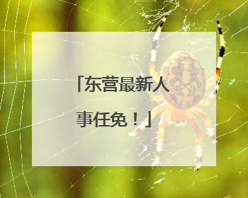 东营最新人事任免！