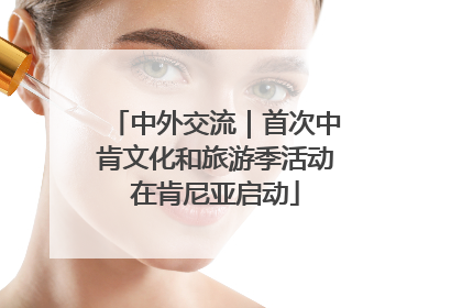 中外交流｜首次中肯文化和旅游季活动在肯尼亚启动