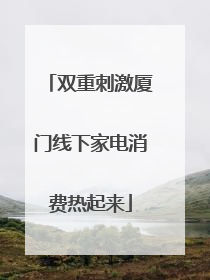 双重刺激厦门线下家电消费热起来