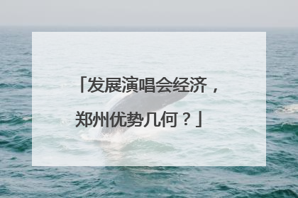 发展演唱会经济，郑州优势几何？