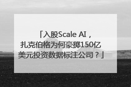 入股Scale AI，扎克伯格为何豪掷150亿美元投资数据标注公司？