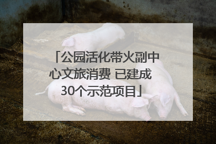 公园活化带火副中心文旅消费 已建成30个示范项目