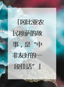 冈比亚农民穆萨的故事，是“中非友好的一段佳话”