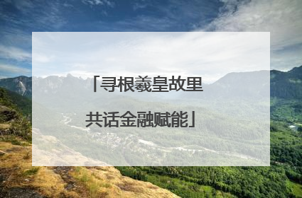 寻根羲皇故里 共话金融赋能