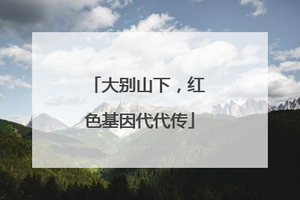 大别山下，红色基因代代传