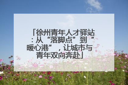 徐州青年人才驿站：从“落脚点”到“暖心港”，让城市与青年双向奔赴