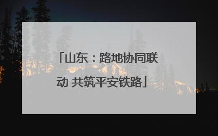 山东：路地协同联动 共筑平安铁路