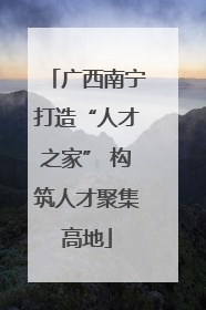 广西南宁打造“人才之家” 构筑人才聚集高地