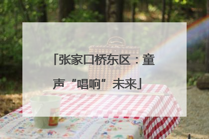 张家口桥东区：童声“唱响”未来