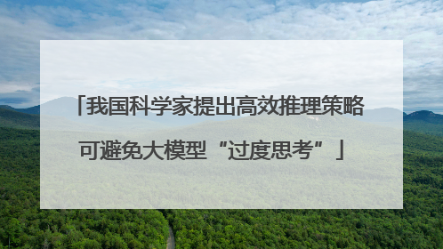 我国科学家提出高效推理策略 可避免大模型“过度思考”