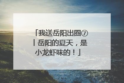 我送岳阳出圈⑦丨岳阳的夏天，是小龙虾味的！