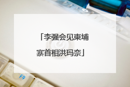 李强会见柬埔寨首相洪玛奈