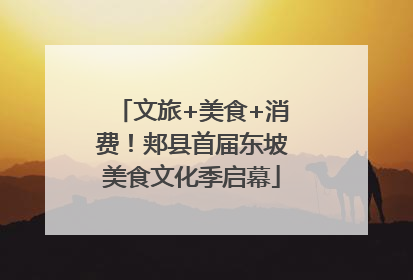 文旅+美食+消费！郏县首届东坡美食文化季启幕