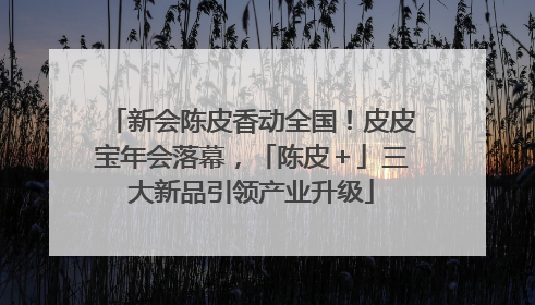 新会陈皮香动全国！皮皮宝年会落幕，「陈皮＋」三大新品引领产业升级
