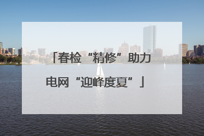 春检“精修”助力电网“迎峰度夏”
