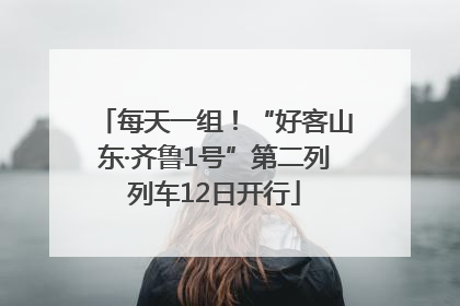 每天一组！“好客山东·齐鲁1号”第二列列车12日开行