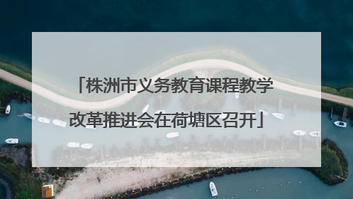 株洲市义务教育课程教学改革推进会在荷塘区召开