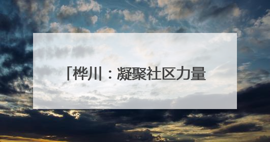 桦川：凝聚社区力量 提高基层整理水平