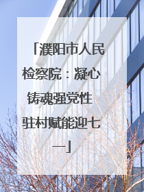 濮阳市人民检察院：凝心铸魂强党性 驻村赋能迎七一