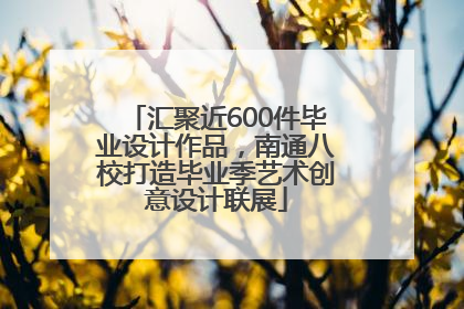 汇聚近600件毕业设计作品，南通八校打造毕业季艺术创意设计联展