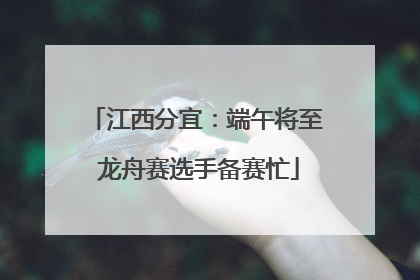 江西分宜：端午将至 龙舟赛选手备赛忙
