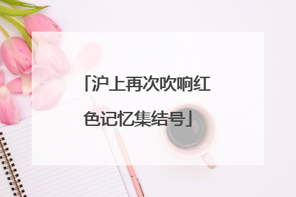 沪上再次吹响红色记忆集结号