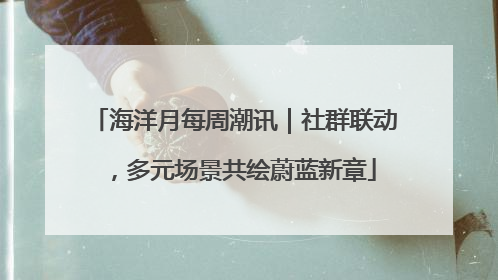 海洋月每周潮讯｜社群联动，多元场景共绘蔚蓝新章