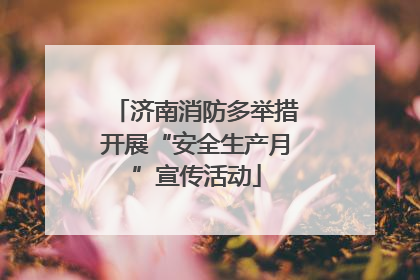 济南消防多举措开展“安全生产月”宣传活动
