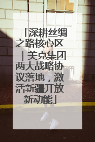 深耕丝绸之路核心区｜美克集团两大战略协议落地，激活新疆开放新动能