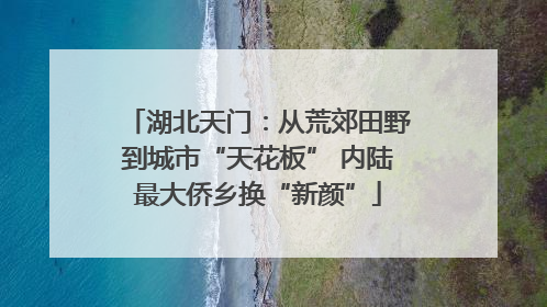 湖北天门：从荒郊田野到城市“天花板” 内陆最大侨乡换“新颜”