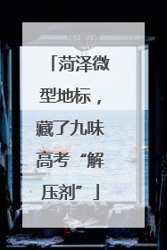 菏泽微型地标，藏了九味高考“解压剂”