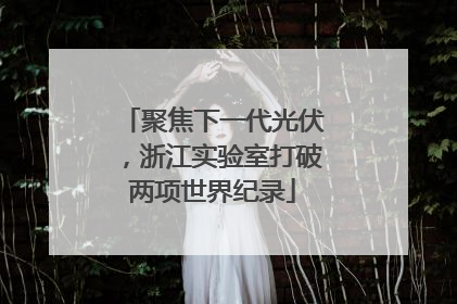 聚焦下一代光伏，浙江实验室打破两项世界纪录