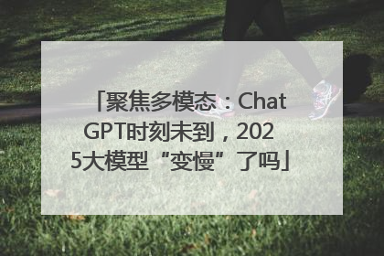 聚焦多模态：ChatGPT时刻未到，2025大模型“变慢”了吗