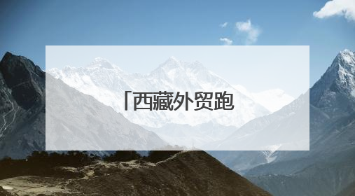 西藏外贸跑出加速度