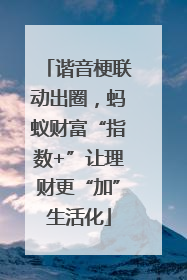 谐音梗联动出圈，蚂蚁财富“指数+”让理财更“加”生活化