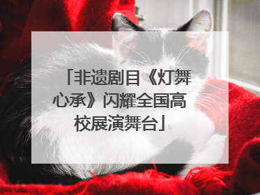 非遗剧目《灯舞心承》闪耀全国高校展演舞台