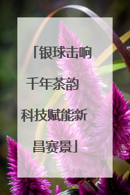 银球击响千年茶韵 科技赋能新昌赛景