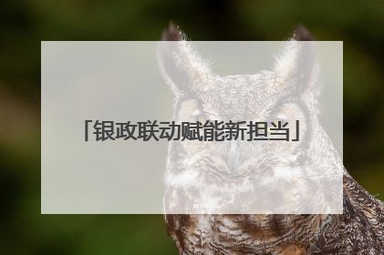 银政联动赋能新担当