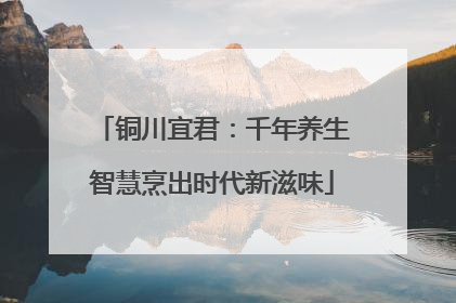 铜川宜君：千年养生智慧烹出时代新滋味
