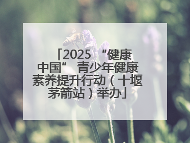 2025 “健康中国” 青少年健康素养提升行动（十堰茅箭站）举办