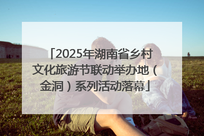 2025年湖南省乡村文化旅游节联动举办地（金洞）系列活动落幕