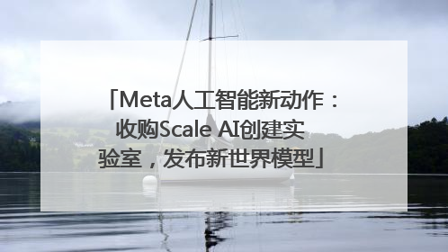 Meta人工智能新动作：收购Scale AI创建实验室，发布新世界模型